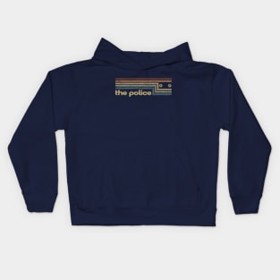 The Police Cassette Stripes Kids Hoodie